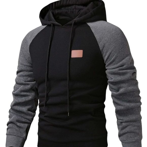 . Other - Black And Grey Mens Hoodie